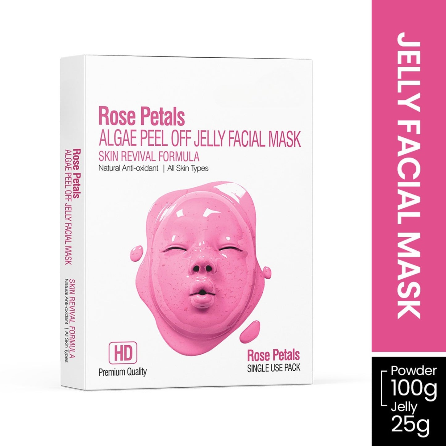 Kiara Glow Spa™ Algae Peel-Off Jelly Facial Mask
