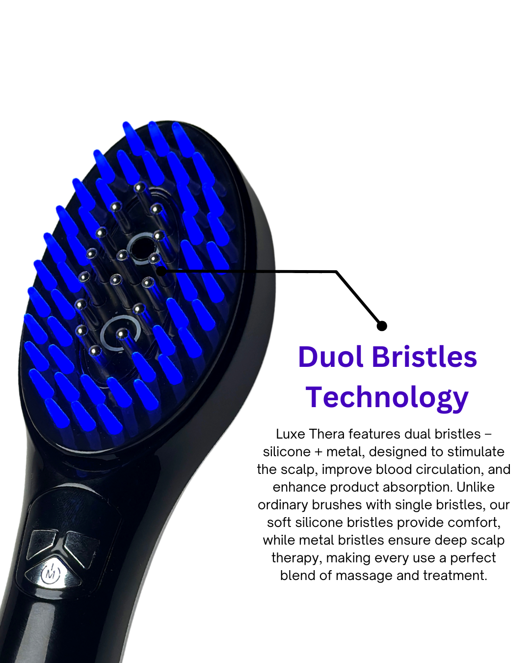 EVO X™ – Advanced Red & Blue Light Phototherapy Comb for Complete Hair & Scalp Care