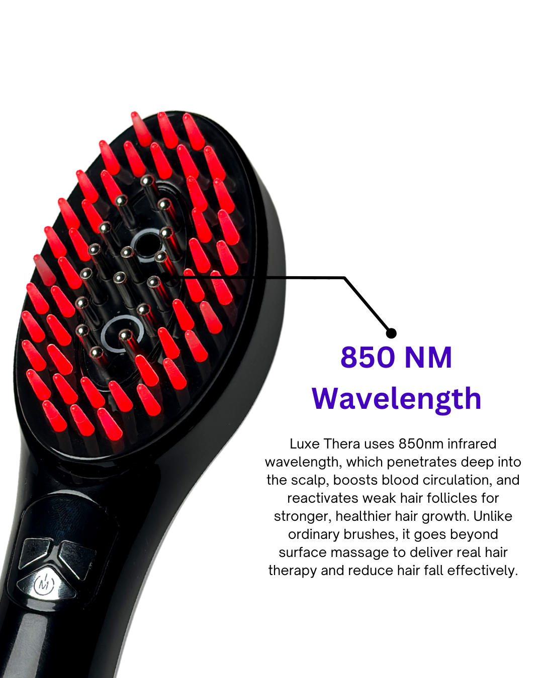EVO X™ – Advanced Red & Blue Light Phototherapy Comb for Complete Hair & Scalp Care