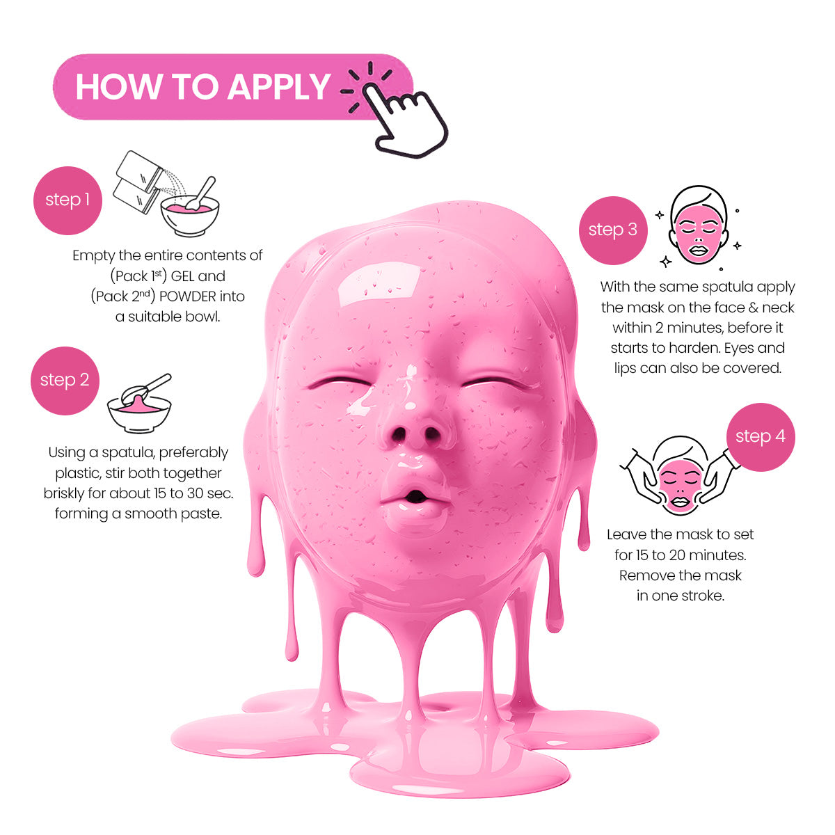 Kiara Glow Spa™ Algae Peel-Off Jelly Facial Mask