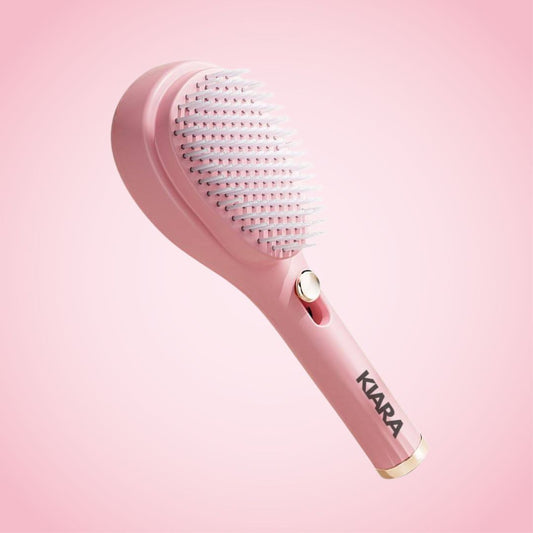 ForevaClean™ Pro - Self-Cleaning Hairbrush and Built-In Scalp Massager