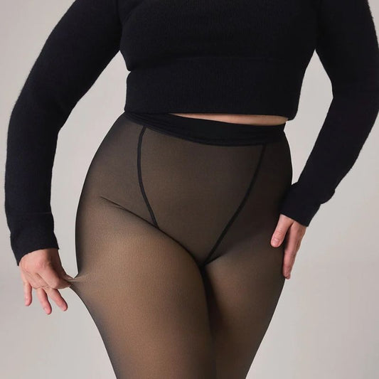 Sheer Illusion Fleece by Kiara | The Leggings with Elegant Sheer Effect