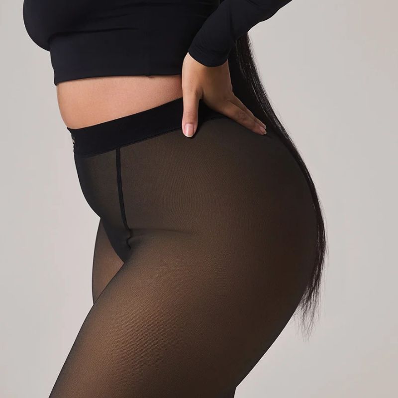 Sheer Illusion Fleece by Kiara | The Leggings with Elegant Sheer Effect