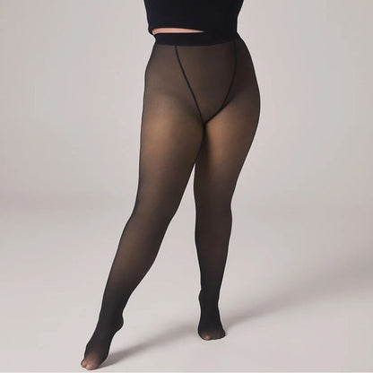 Sheer Illusion Fleece by Kiara | The Leggings with Elegant Sheer Effect