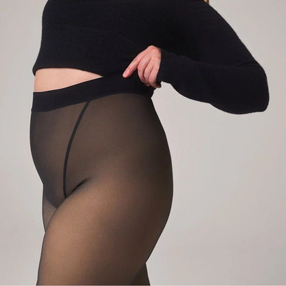 Sheer Illusion Fleece by Kiara | The Leggings with Elegant Sheer Effect