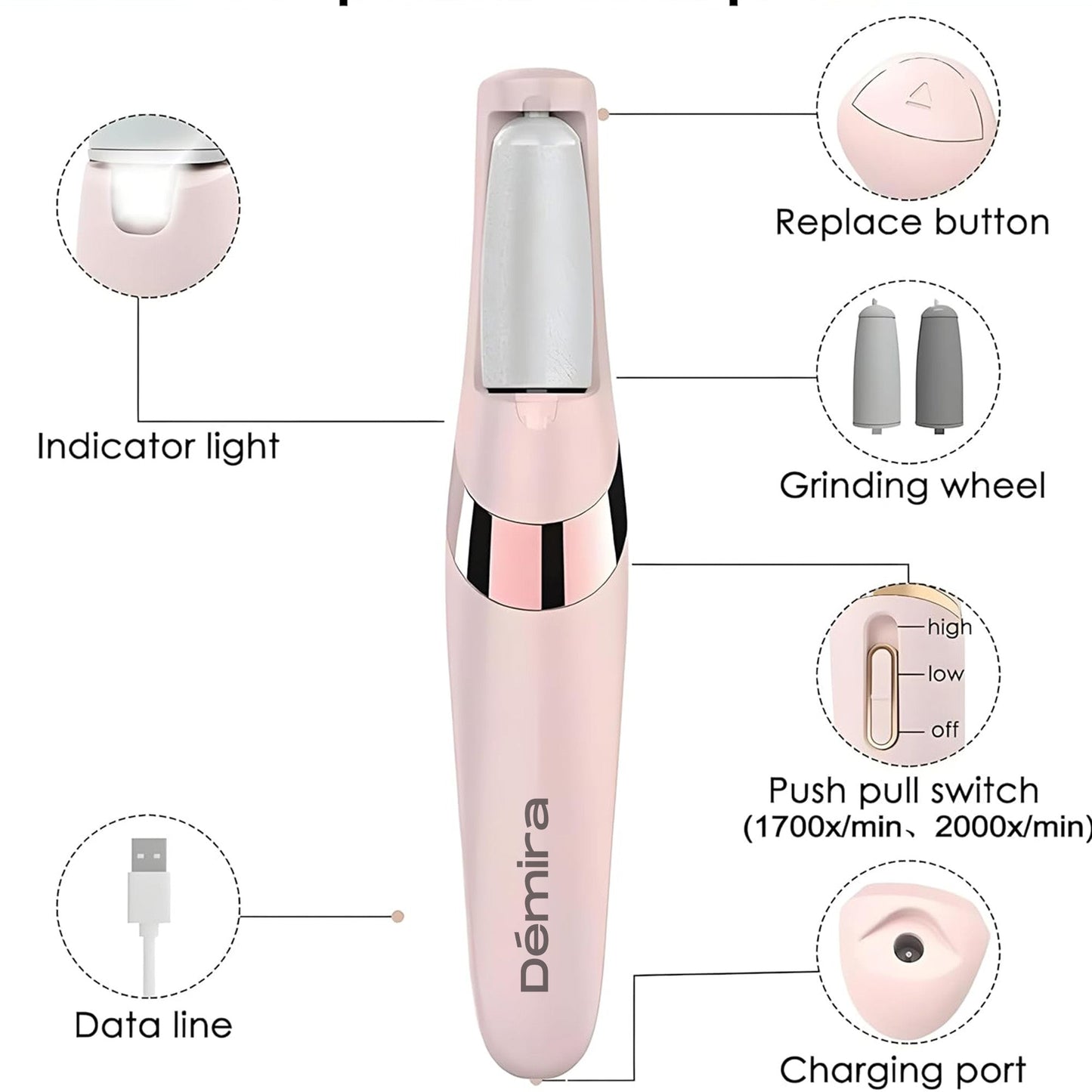 Foot Pedicure Filer & Callus Remover