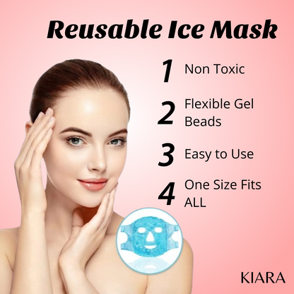 Cyro Therapy - Beaded Ice Mask - I Get Rid of Puffy Eyes & Dark Circles |  Ease Stress, Soothe Migraines