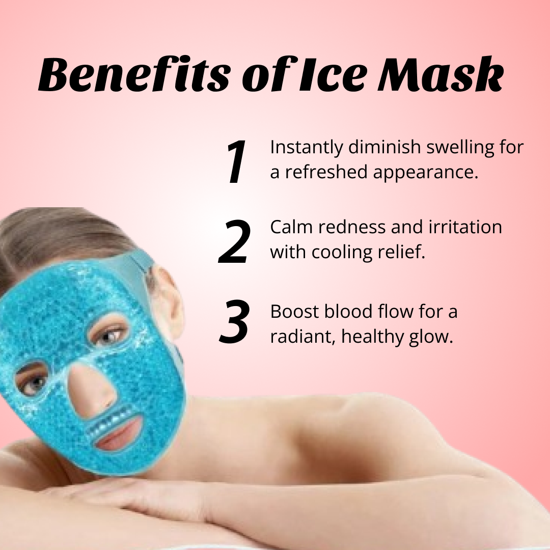 Cyro Therapy - Beaded Ice Mask - I Get Rid of Puffy Eyes & Dark Circles |  Ease Stress, Soothe Migraines