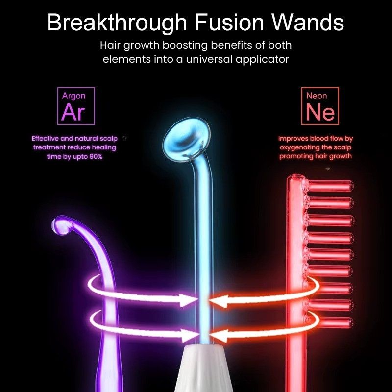 RevivO₂™ - High‑Frequency Hair Growth Wand